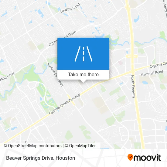 Beaver Springs Drive map