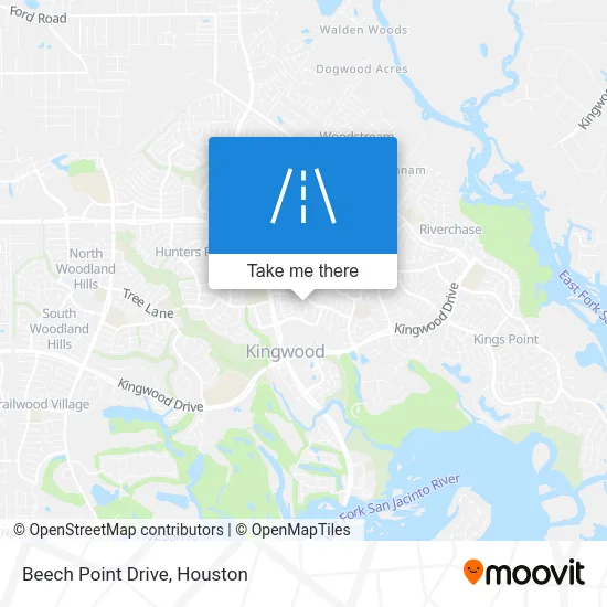 Beech Point Drive map