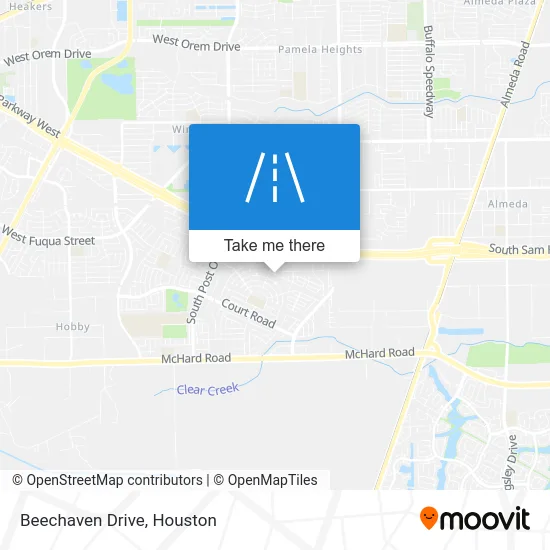 Beechaven Drive map