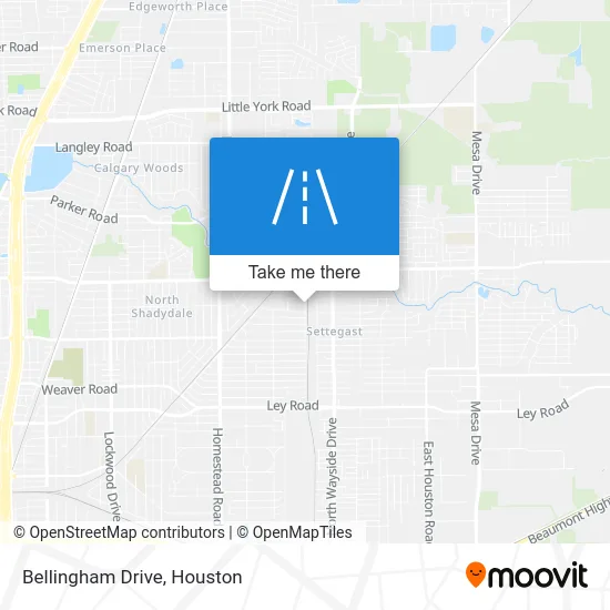 Bellingham Drive map