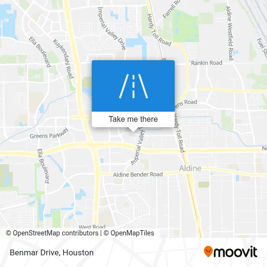 Benmar Drive map
