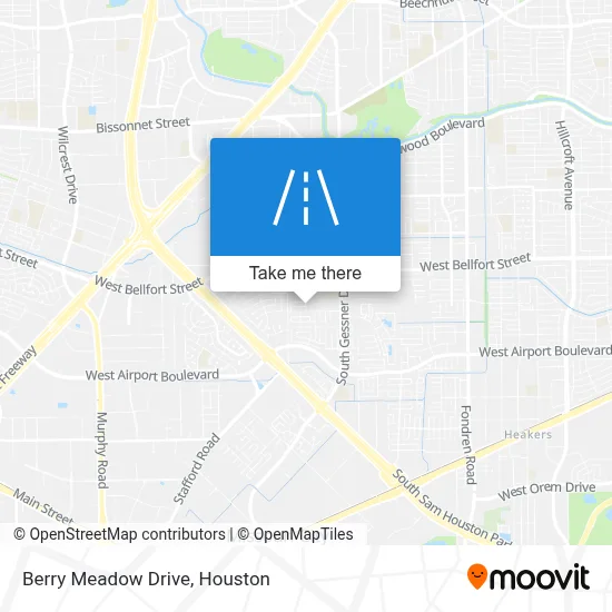 Berry Meadow Drive map