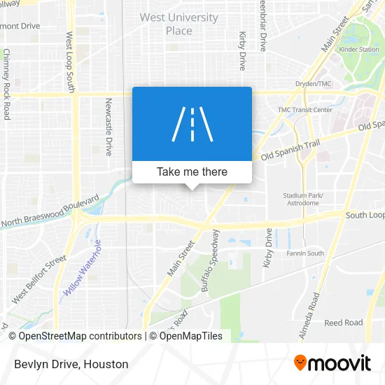 Bevlyn Drive map