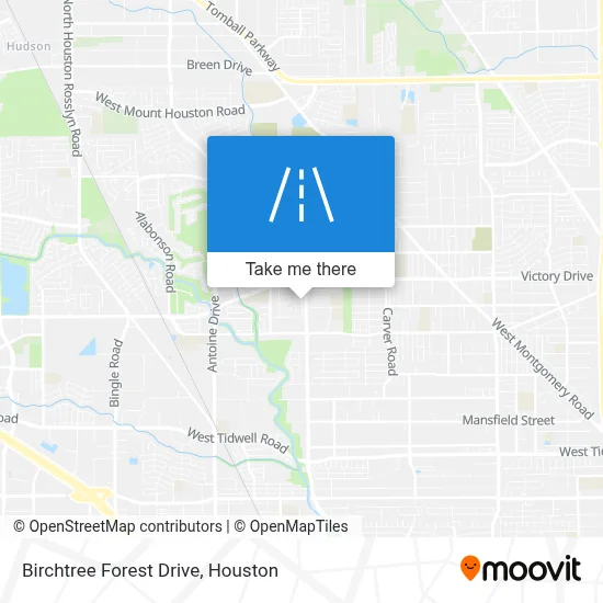 Birchtree Forest Drive map