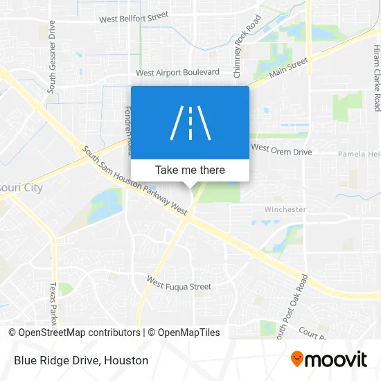 Blue Ridge Drive map