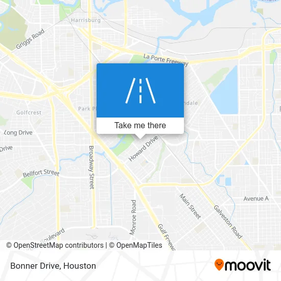 Bonner Drive map