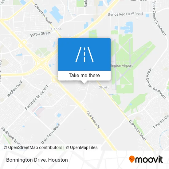 Bonnington Drive map