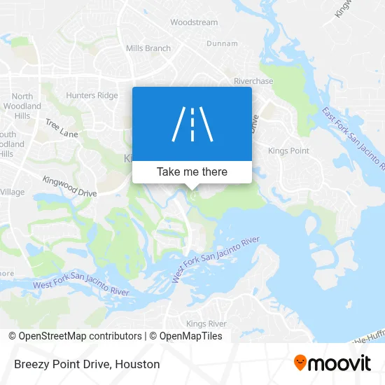 Breezy Point Drive map