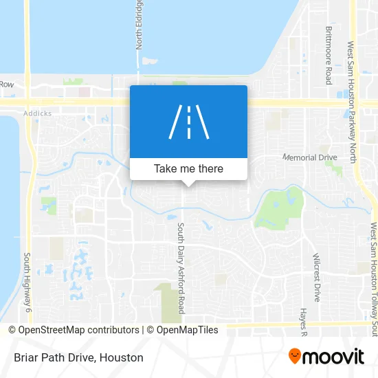 Briar Path Drive map