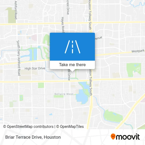 Briar Terrace Drive map