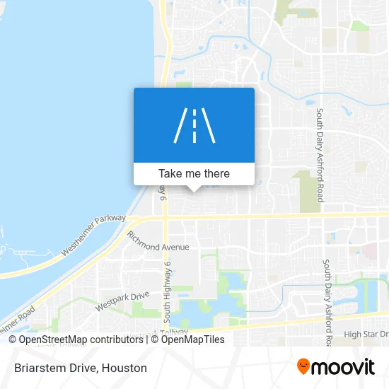 Briarstem Drive map