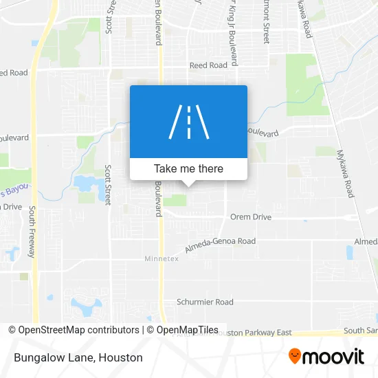Bungalow Lane map