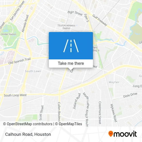 Calhoun Road map