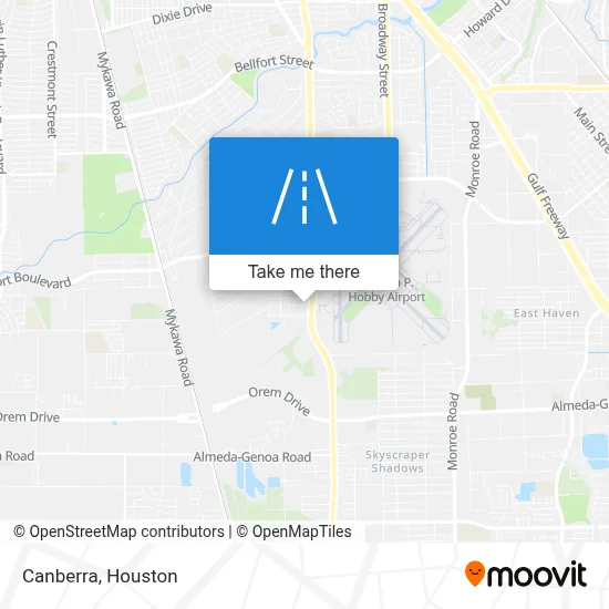 Canberra map