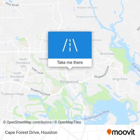 Cape Forest Drive map