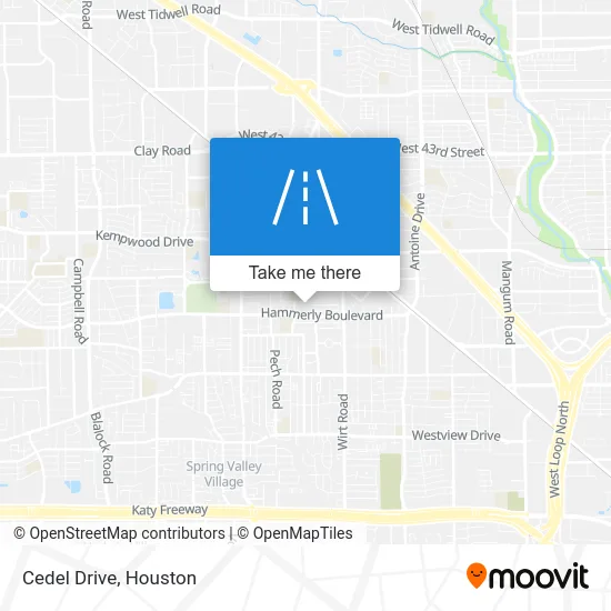 Cedel Drive map