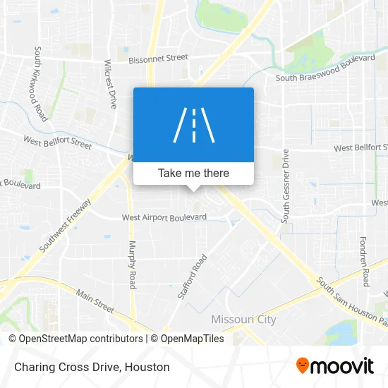 Charing Cross Drive map