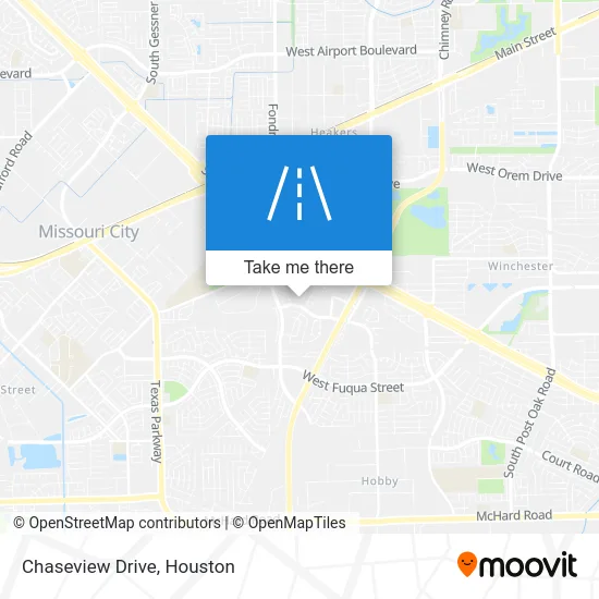 Chaseview Drive map