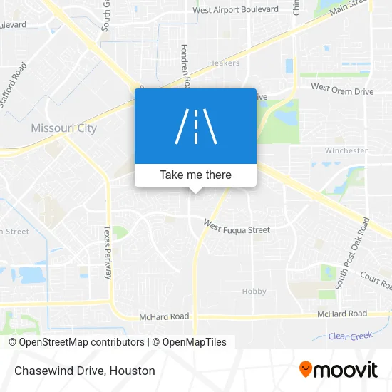 Chasewind Drive map