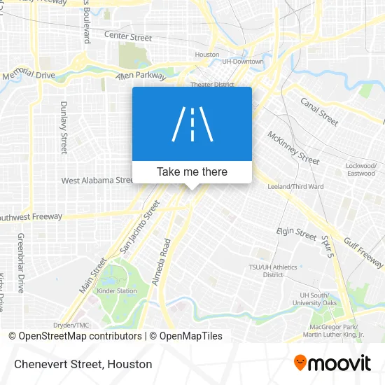 Chenevert Street map