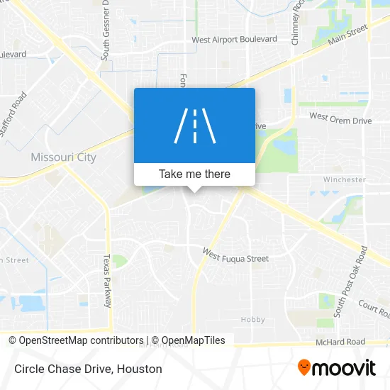 Circle Chase Drive map