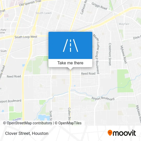 Mapa de Clover Street