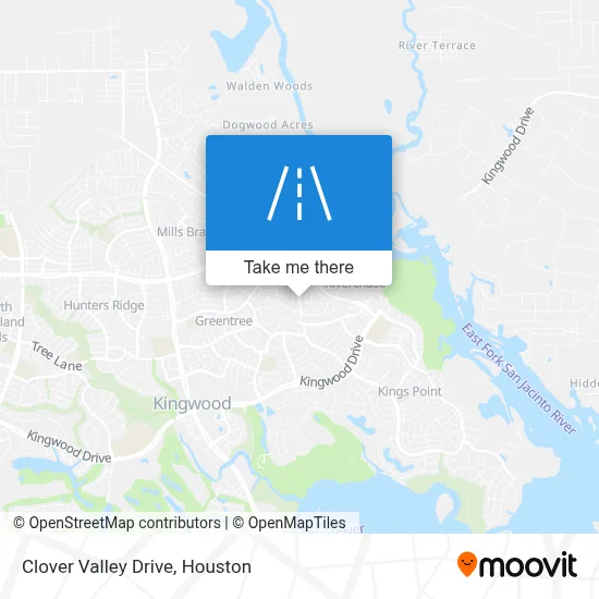 Clover Valley Drive map