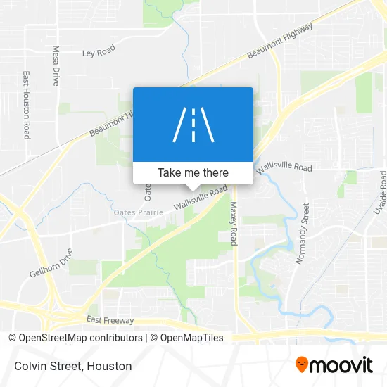 Colvin Street map