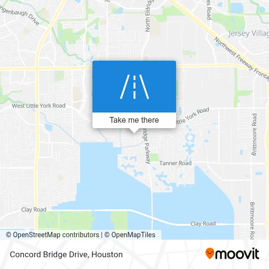 Concord Bridge Drive map