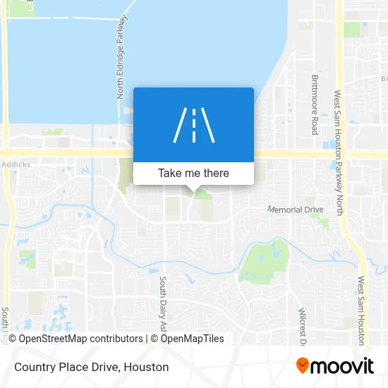 Country Place Drive map