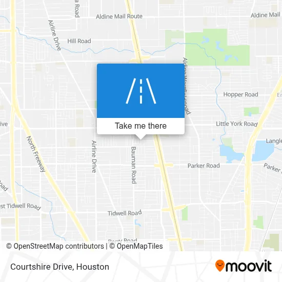 Courtshire Drive map