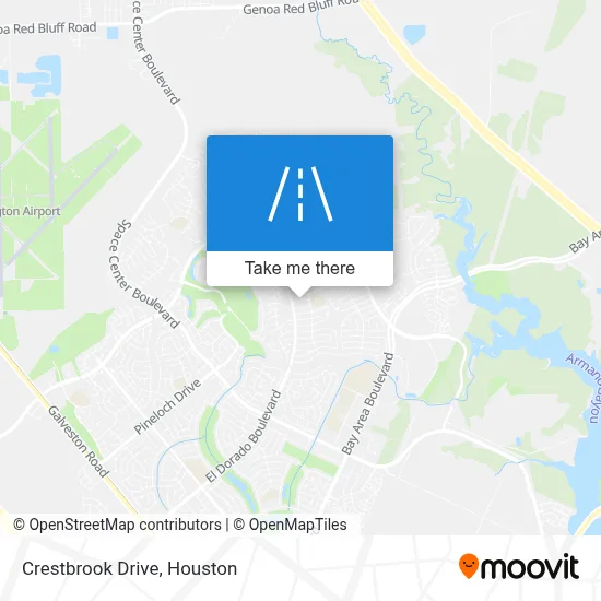 Crestbrook Drive map