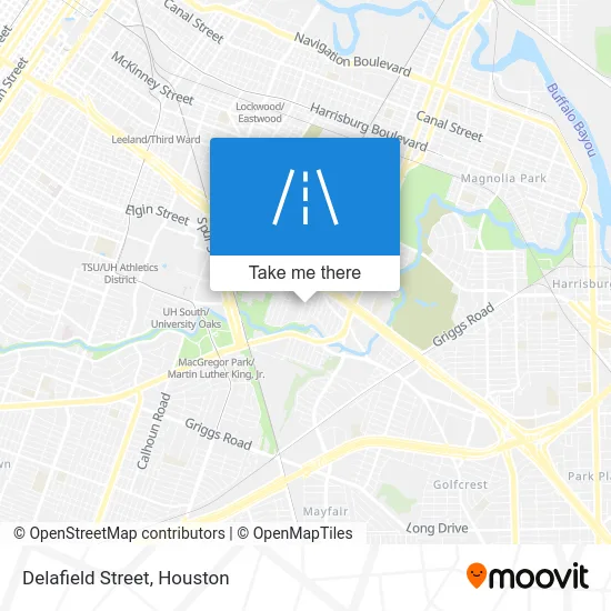 Delafield Street map