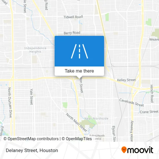 Delaney Street map