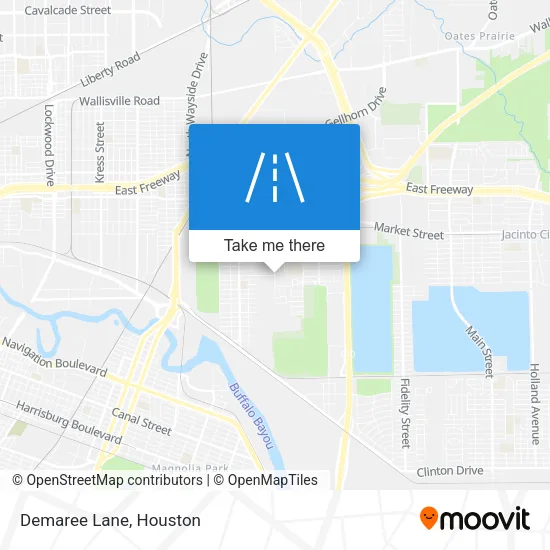 Demaree Lane map
