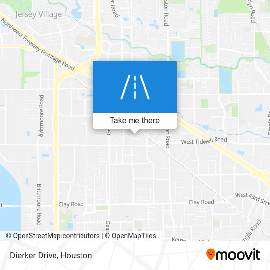 Dierker Drive map