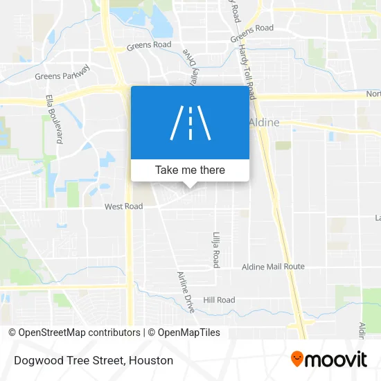 Dogwood Tree Street map