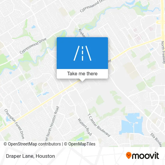 Draper Lane map