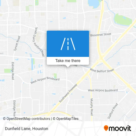 Dunfield Lane map