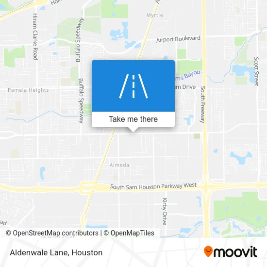 Aldenwale Lane map