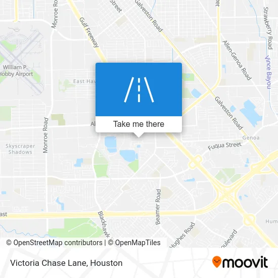 Victoria Chase Lane map