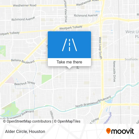 Alder Circle map