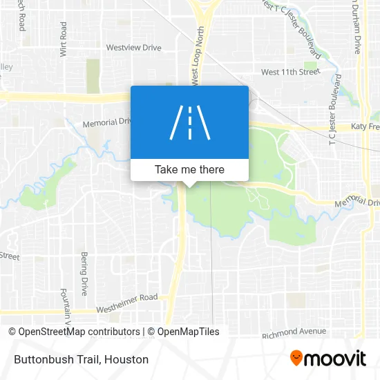Buttonbush Trail map