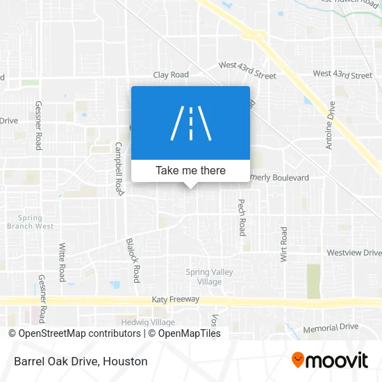 Barrel Oak Drive map