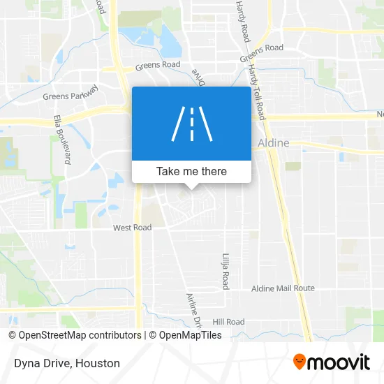 Dyna Drive map