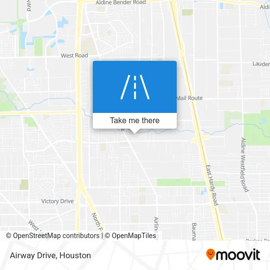 Airway Drive map