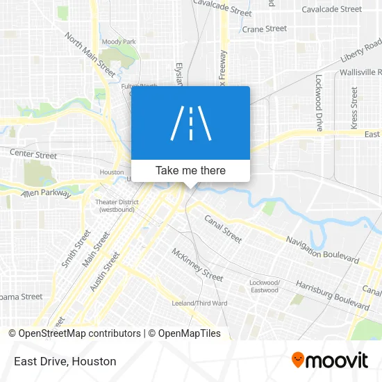 East Drive map
