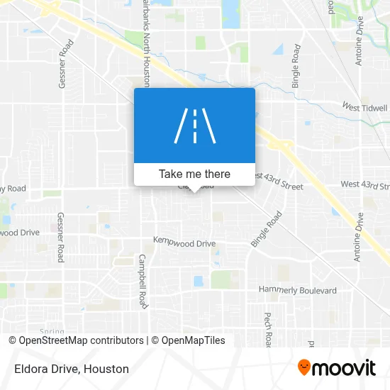 Eldora Drive map