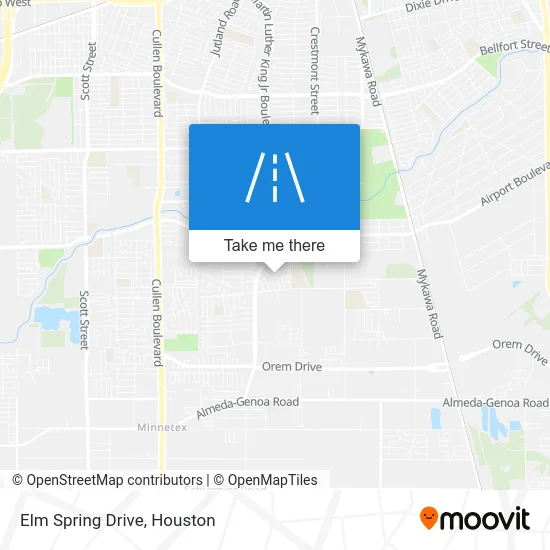 Elm Spring Drive map