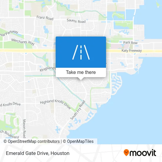 Emerald Gate Drive map
